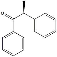 (S)-1,2-ジフェニル-1-プロパノン 化学構造式