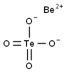 Beryllium tellurate Structure