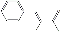 (E)-4-フェニル-3-メチル-3-ブテン-2-オン 化学構造式