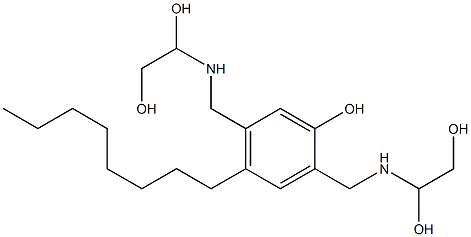 2,5-Bis[[(1,2-dihydroxyethyl)amino]methyl]-4-octylphenol