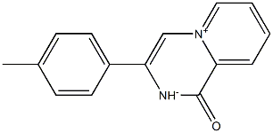 [3-(p-Tolyl)-1,2-dihydro-1-oxopyrido[1,2-a]pyrazin-5-ium]-2-ide Structure