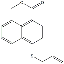4-[(2-Propenyl)thio]-1-naphthoic acid methyl ester