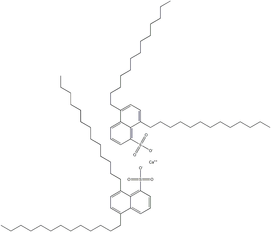 Bis(5,8-ditridecyl-1-naphthalenesulfonic acid)calcium salt