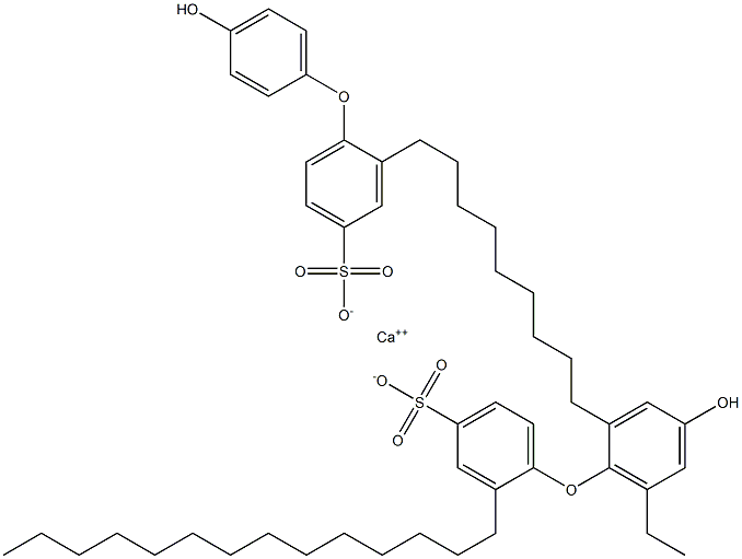 Bis(4'-hydroxy-2-tetradecyl[oxybisbenzene]-4-sulfonic acid)calcium salt