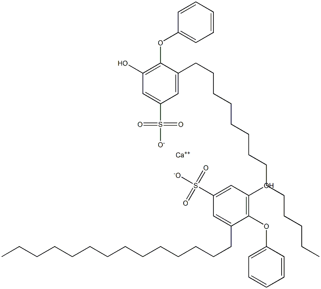 Bis(6-hydroxy-2-tetradecyl[oxybisbenzene]-4-sulfonic acid)calcium salt