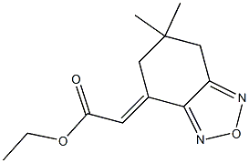 2-[(4E)-(6,6-Dimethyl-4,5,6,7-tetrahydrobenzofurazan)-4-ylidene]acetic acid ethyl ester