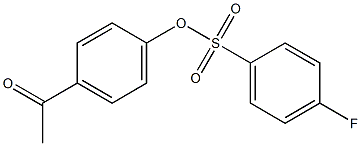 4-Fluorobenzenesulfonic acid 4-acetylphenyl ester