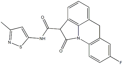 8-Fluoro-N-(3-methyl-5-isothiazolyl)-1,2-dihydro-1-oxo-6H-pyrrolo[3,2,1-de]acridine-2-carboxamide