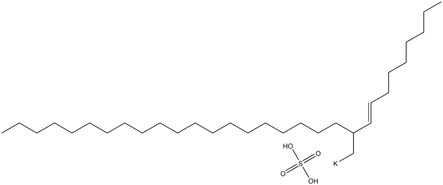 Sulfuric acid 2-(1-nonenyl)docosyl=potassium ester salt