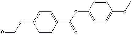p-Formyloxybenzoic acid p-methoxyphenyl ester