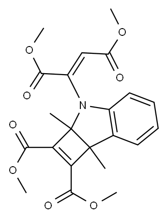 2-[[2a,7b-Dihydro-2a,7b-dimethyl-1,2-bis(methoxycarbonyl)-3H-cyclobut[b]indol]-3-yl]fumaric acid dimethyl ester