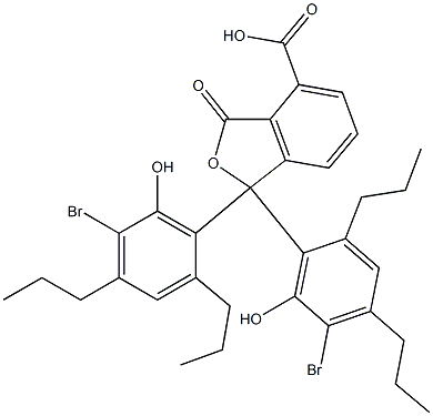 1,1-Bis(5-bromo-6-hydroxy-2,4-dipropylphenyl)-1,3-dihydro-3-oxoisobenzofuran-4-carboxylic acid