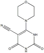 6-Morpholino-1,2,3,4-tetrahydro-2,4-dioxopyrimidine-5-carbonitrile