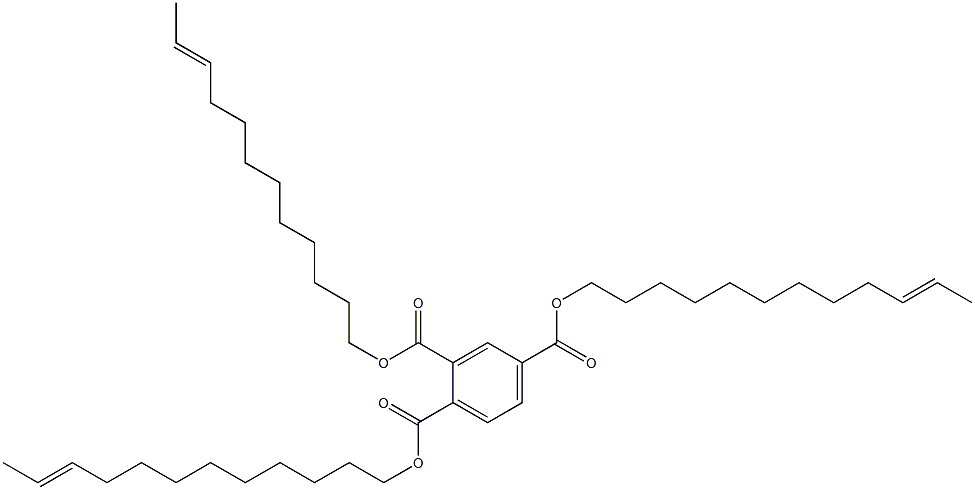 1,2,4-ベンゼントリカルボン酸トリ(10-ドデセニル) 化学構造式