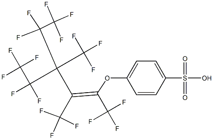 4-[[4,4,5,5,5-Pentafluoro-3-(pentafluoroethyl)-1,2,3-tris(trifluoromethyl)-1-pentenyl]oxy]benzenesulfonic acid