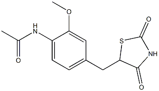 4'-[(2,4-Dioxothiazolidin-5-yl)methyl]-2'-methoxyacetanilide