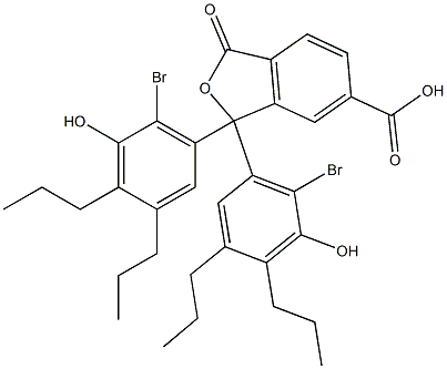 1,1-Bis(6-bromo-5-hydroxy-3,4-dipropylphenyl)-1,3-dihydro-3-oxoisobenzofuran-6-carboxylic acid
