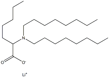 2-(Dioctylamino)heptanoic acid lithium salt