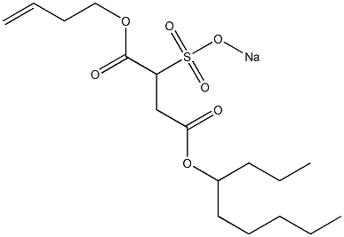 2-(Sodiosulfo)succinic acid 4-nonyl 1-(3-butenyl) ester