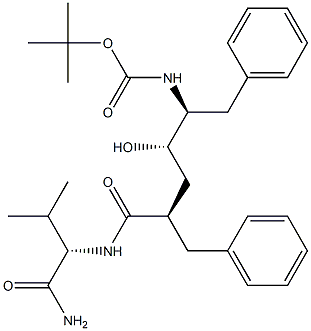 (S)-2-[[(2R,4S,5S)-5-(tert-Butoxycarbonylamino)-2-benzyl-4-hydroxy-6-phenylhexanoyl]amino]-3-methylbutyramide