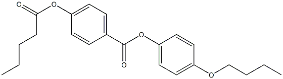 p-Pentanoyloxybenzoic acid p-butoxyphenyl ester