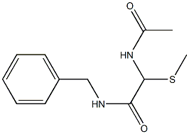 2-Acetylamino-2-methylthio-N-benzylacetamide