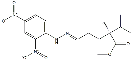 [S,(+)]-2-Isopropyl-2-methyl-5-[2-(2,4-dinitrophenyl)hydrazono]hexanoic acid methyl ester