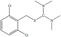 Bis(dimethylamino)[(2,6-dichlorophenylmethyl)thio]methylium