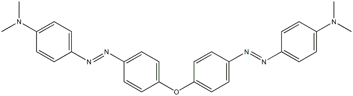 [4-(p-Dimethylaminophenylazo)phenyl] ether Struktur