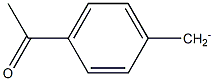 (4-アセチルフェニル)メタニド 化学構造式