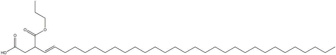 3-(1-Triacontenyl)succinic acid 1-hydrogen 4-propyl ester|