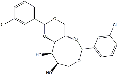 1-O,3-O:2-O,6-O-Bis(3-chlorobenzylidene)-D-glucitol