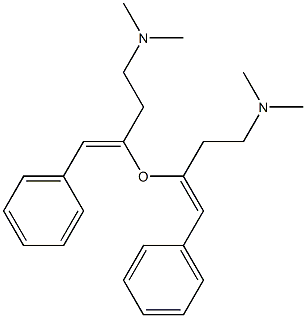 (Z)-[2-(ジメチルアミノ)エチル]スチリルエーテル 化学構造式