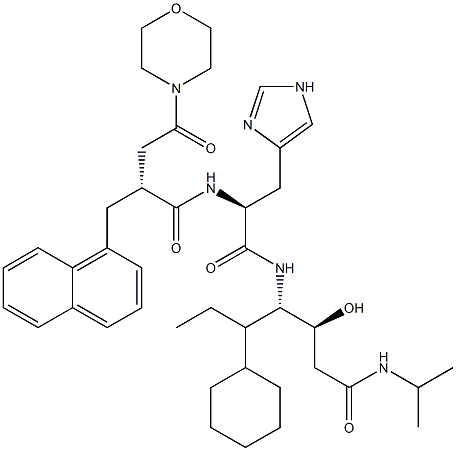 (3S,4S)-4-[[N-[(2R)-3-(Morpholinocarbonyl)-2-[(naphthalen-1-yl)methyl]propionyl]-L-histidyl]amino]-5-cyclohexyl-3-hydroxy-N-isopropylheptanamide