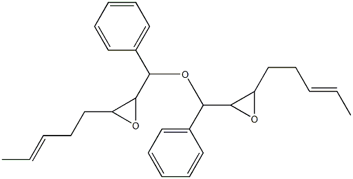 3-(3-ペンテニル)フェニルグリシジルエーテル 化学構造式