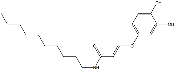 (E)-N-Decyl-3-(3,4-dihydroxyphenoxy)propenamide