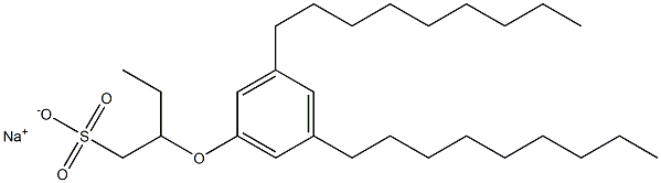 2-(3,5-Dinonylphenoxy)butane-1-sulfonic acid sodium salt