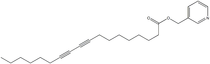 9,11-オクタデカジイン酸(3-ピリジル)メチル 化学構造式