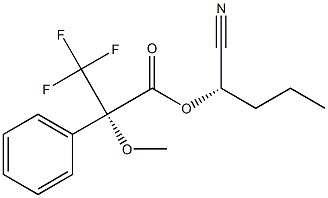 (S)-3,3,3-Trifluoro-2-methoxy-2-phenylpropanoic acid (S)-1-cyanobutyl ester