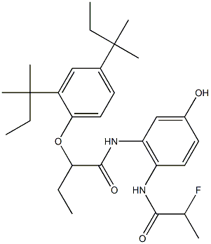 4-(2-Fluoropropionylamino)-5-[2-(2,4-di-tert-amylphenoxy)butyrylamino]phenol
