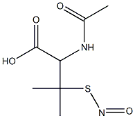 2-(Acetylamino)-3-methyl-3-(nitrosothio)butanoic acid
