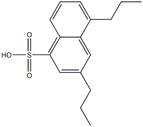 3,5-Dipropyl-1-naphthalenesulfonic acid Structure