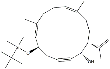 (1S,5R,6E,10E,14R)-14-(1-Methylethenyl)-7,11-dimethyl-5-[(tert-butyldimethylsilyl)oxy]cyclotetradeca-6,10-dien-2-yn-1-ol