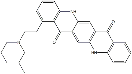 1-[2-(Dipropylamino)ethyl]-5,12-dihydroquino[2,3-b]acridine-7,14-dione