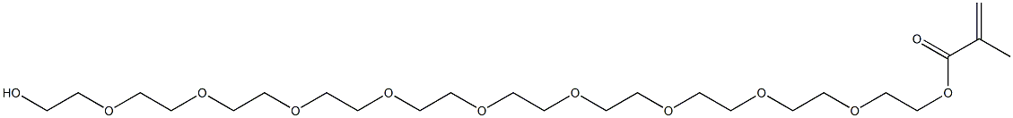 Methacrylic acid 29-hydroxy-3,6,9,12,15,18,21,24,27-nonaoxanonacosane-1-yl ester