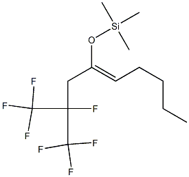 (Z)-1,1,1,2-Tetrafluoro-2-(trifluoromethyl)-4-(trimethylsiloxy)-4-nonene