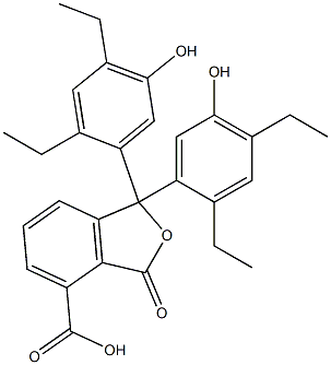 1,1-Bis(2,4-diethyl-5-hydroxyphenyl)-1,3-dihydro-3-oxoisobenzofuran-4-carboxylic acid