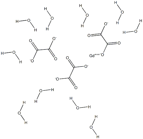 三しゅう酸二ガドリニウム十水和物 化学構造式