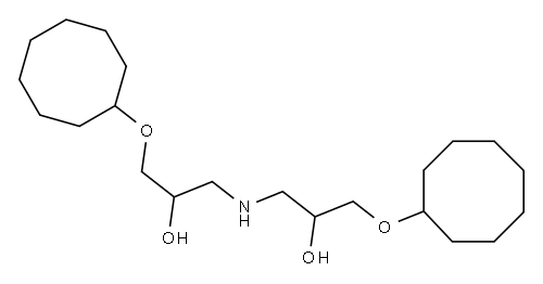1,1'-Iminobis[3-(cyclooctyloxy)-2-propanol] Structure