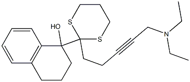 1,2,3,4-Tetrahydro-1-[2-(5-diethylamino-3-pentynyl)-1,3-dithian-2-yl]naphthalen-1-ol